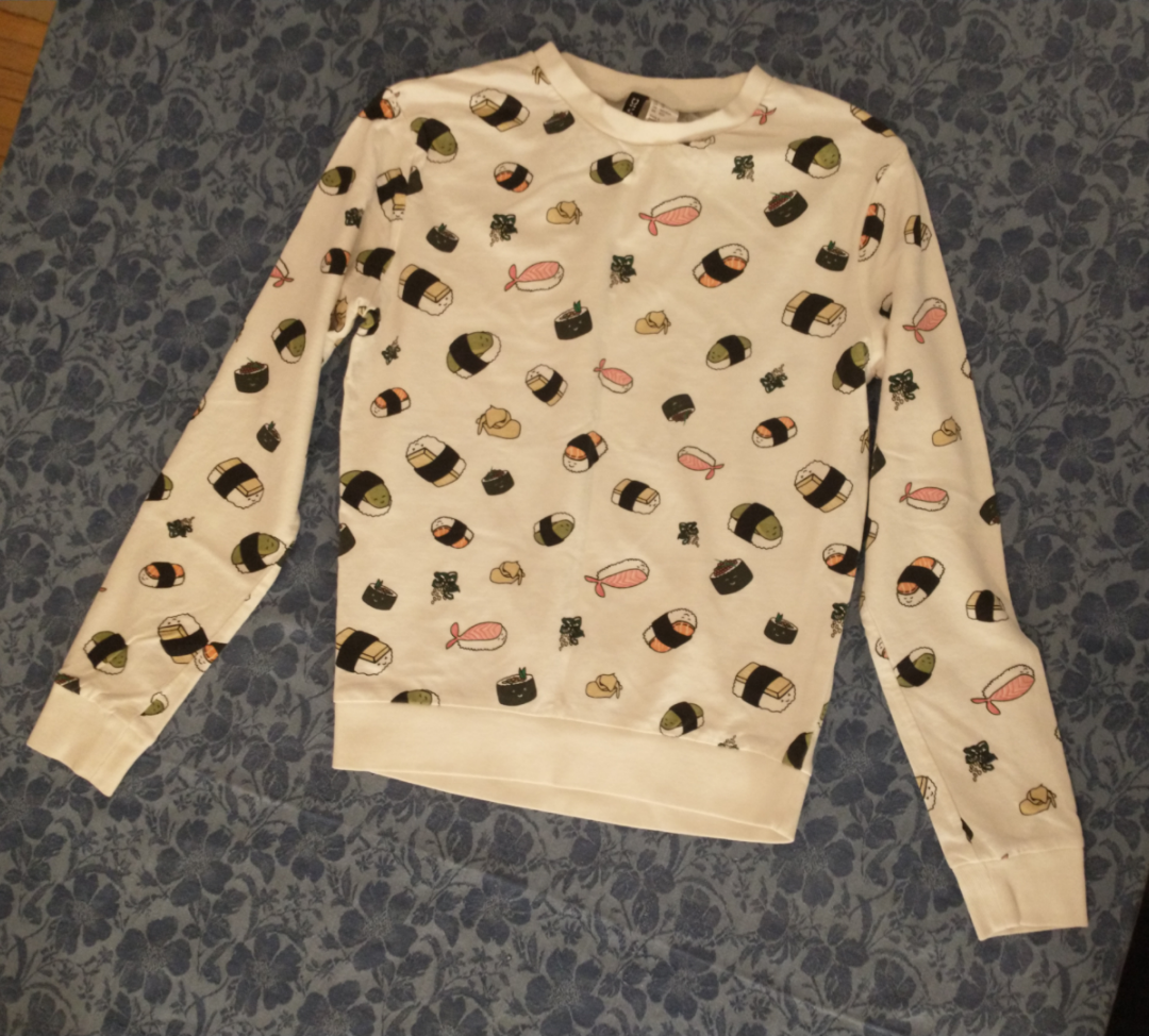 H&M Sushi Sweatshirt FINAL SALE image indicator(2)