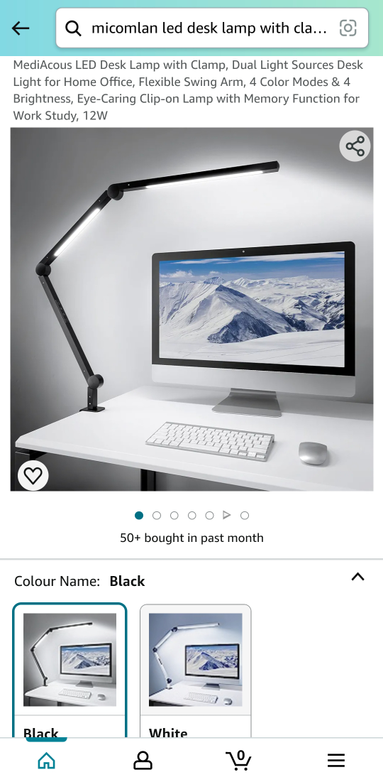 LED Dual Desk Lamp with clamp image indicator(4)