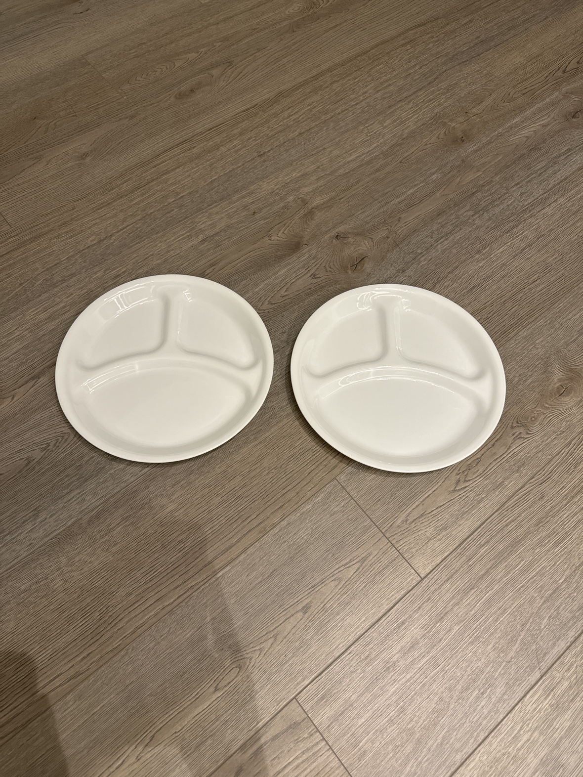 Set of 2 compartment plates image indicator(2)