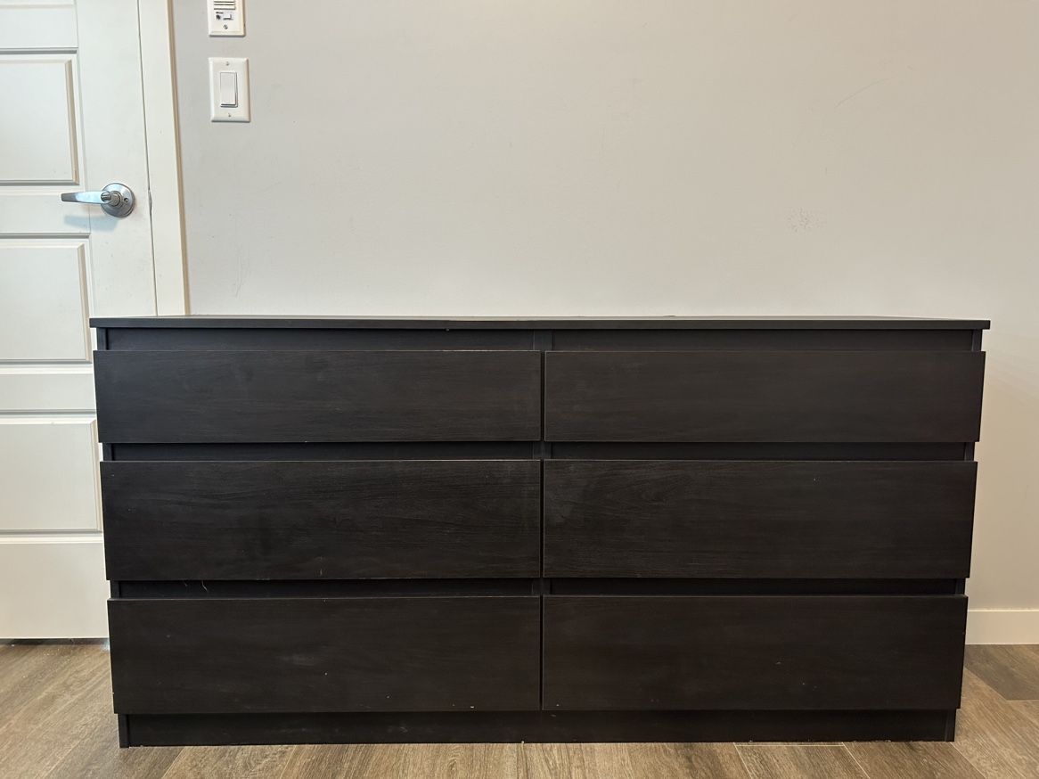 IKEA Malm 6 Drawer Dresser