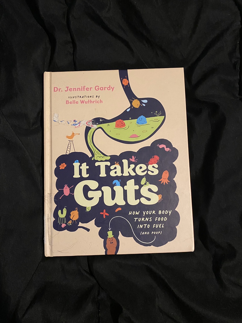 “It takes guts” educational kids book