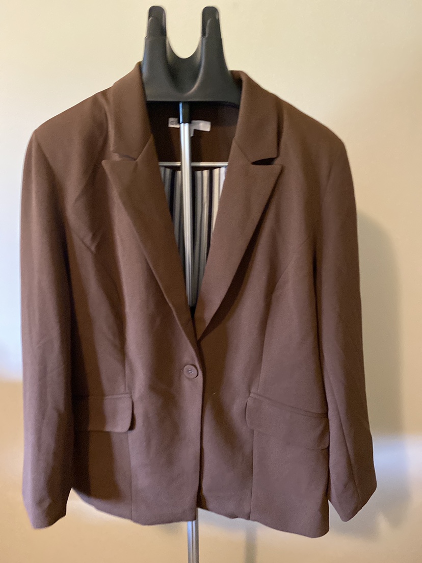 Brown blazer