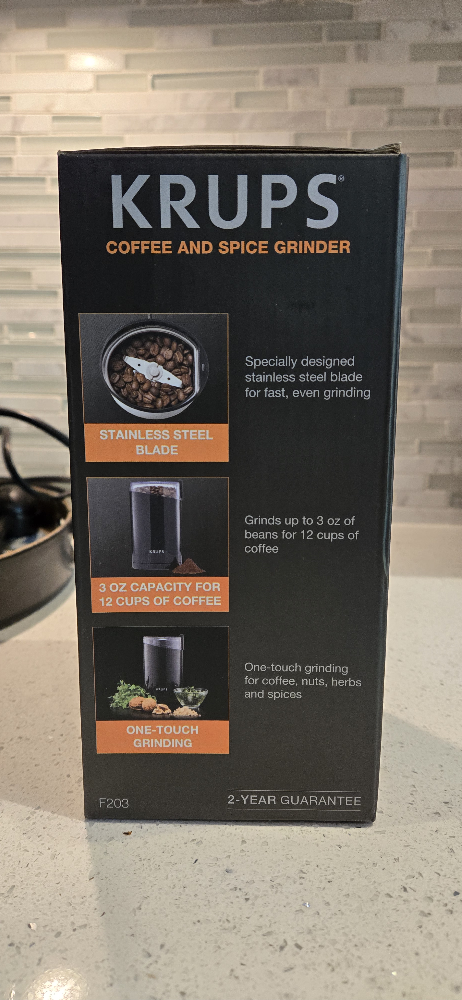BNIB Krups Coffee Grinder - photo 2