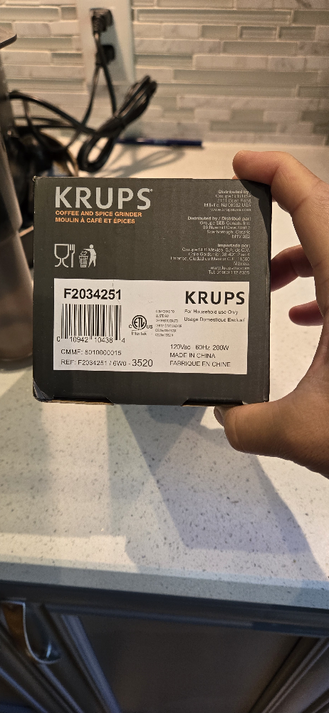 BNIB Krups Coffee Grinder - photo 3