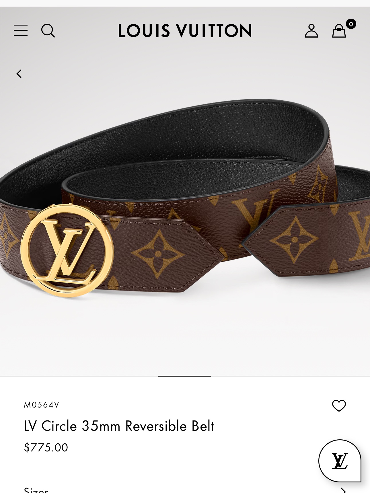 LV reversible belt - photo 3