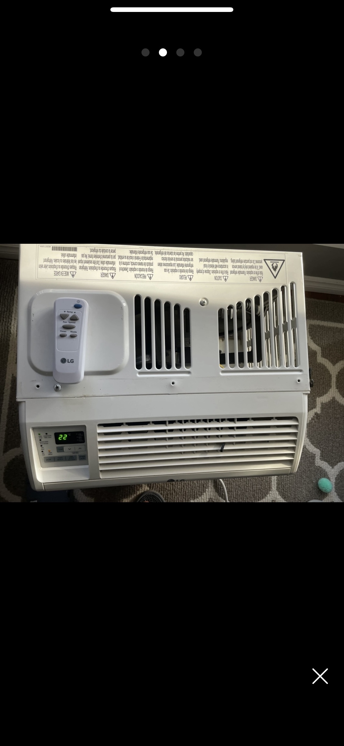 LG Air conditioner window type - photo 3