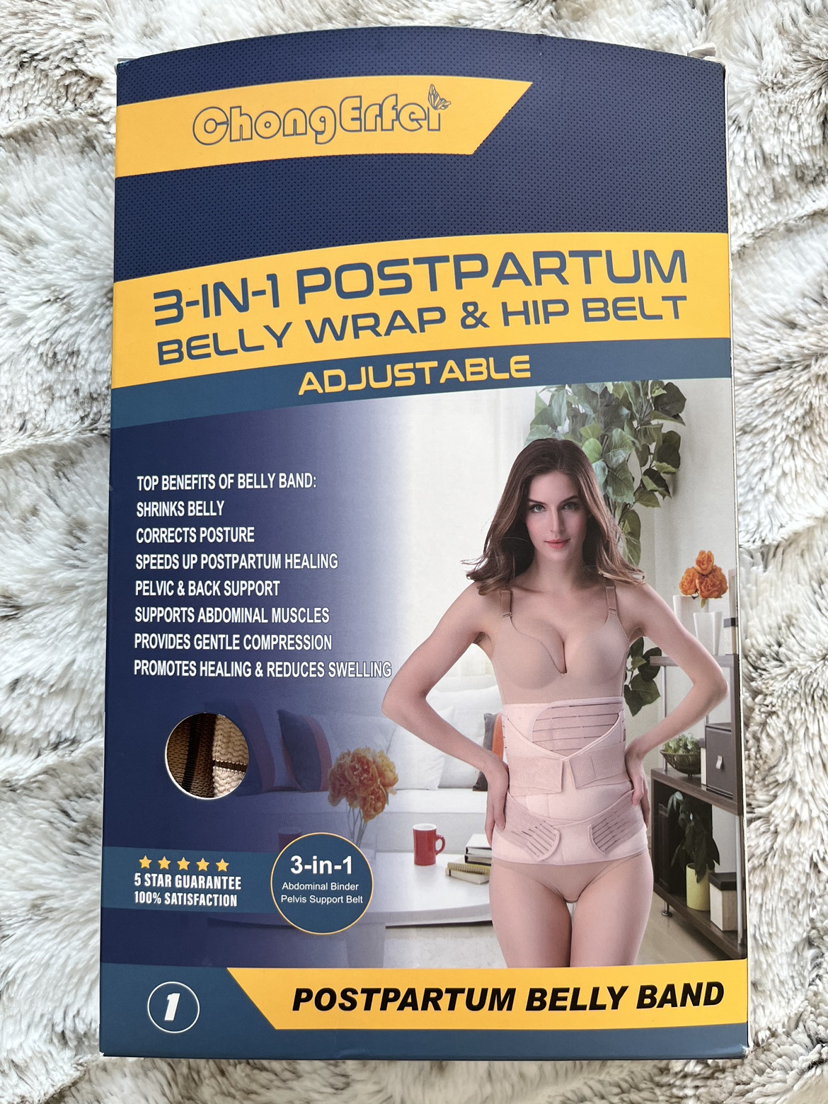 3 in 1 Postpartum Belly Wrap & Hip Belt