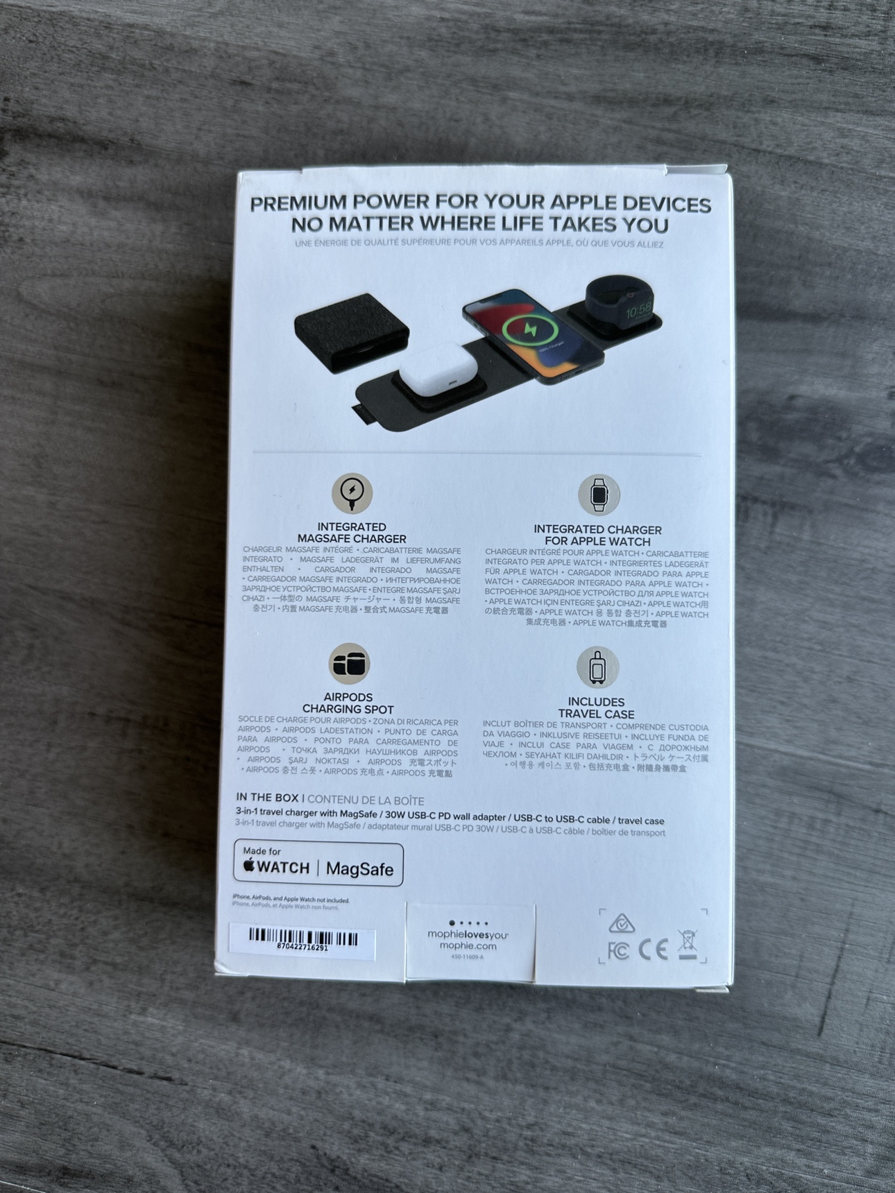 Original Morphine 3-in-1 Travel charger with MagSafe - photo 4