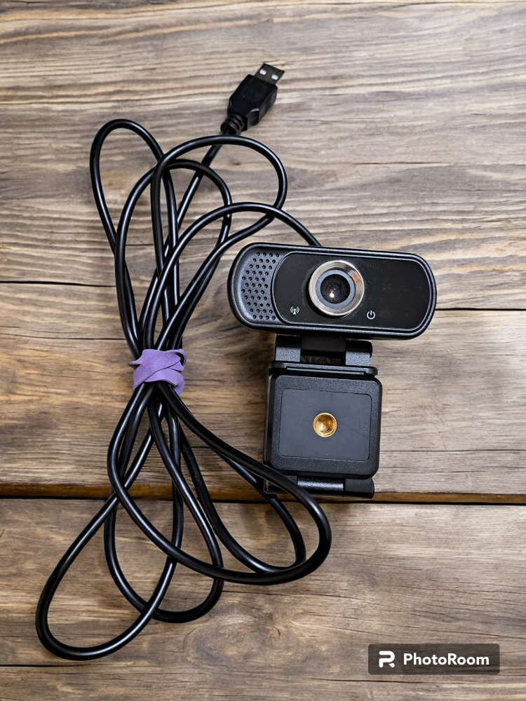 High-quality black external Webcam for Laptops and PCs thumbnail