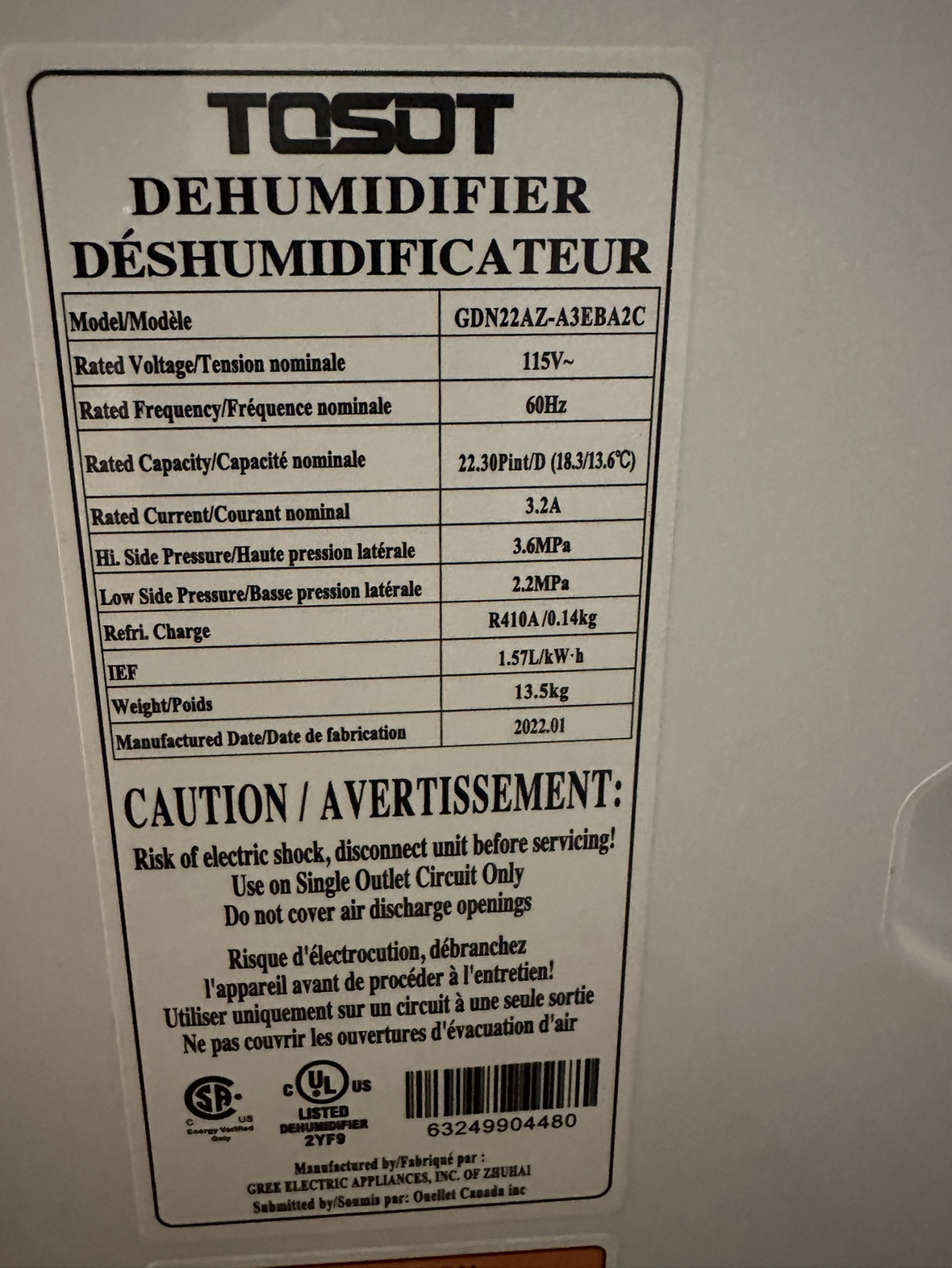 Dehumidifier - photo 5