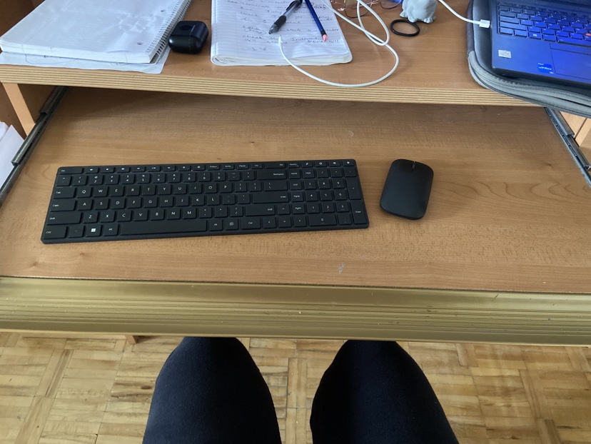 Ikea work desk with shelf - photo 2