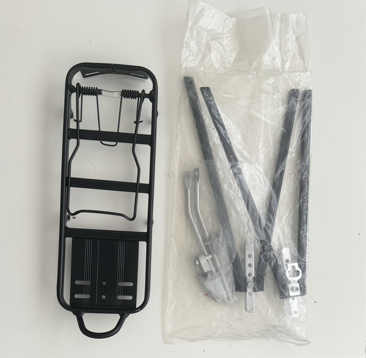 Brand New Bike Rear Rack + Used Bike Locks