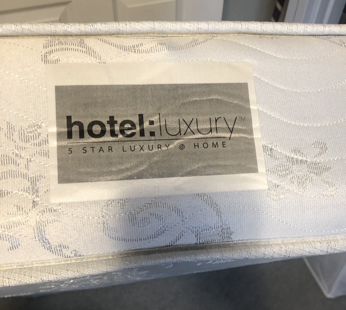 Baby crib mattress with bedding