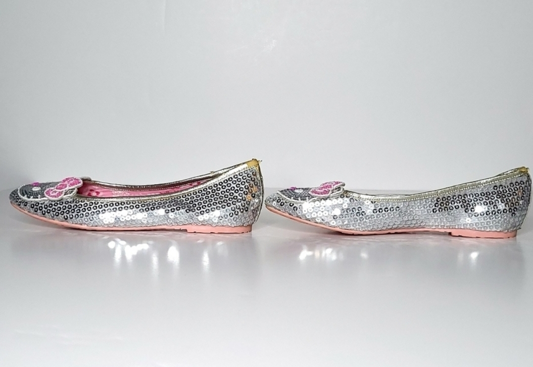 Hello Kitty Silver Sequinned Ballet Flats (minor flaws) image indicator(5)