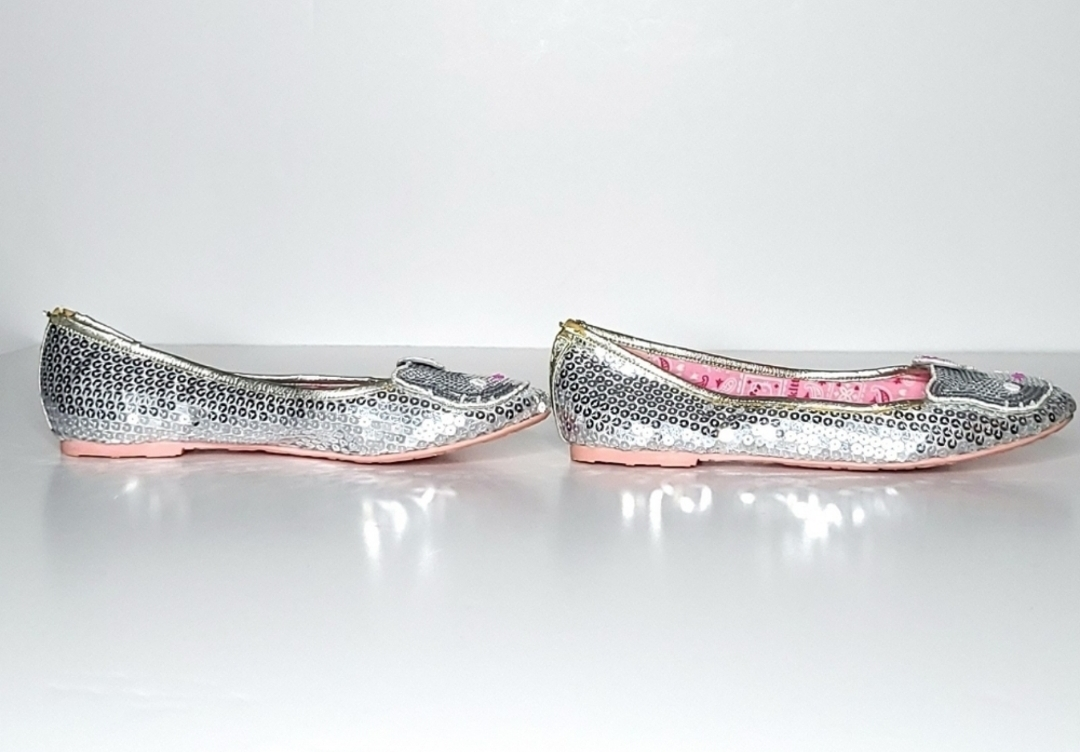Hello Kitty Silver Sequinned Ballet Flats (minor flaws) image indicator(6)