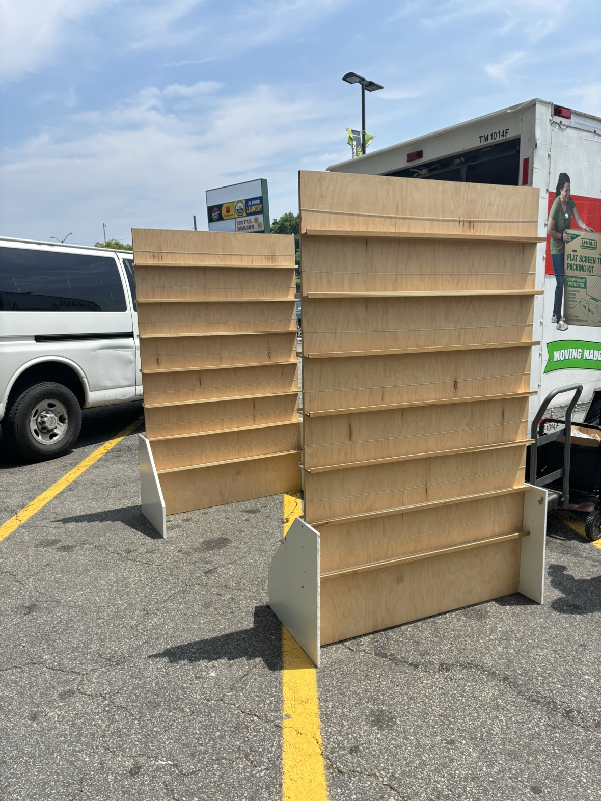Two Shelf Stands for Wedding Seating Chart or Champagne Wall