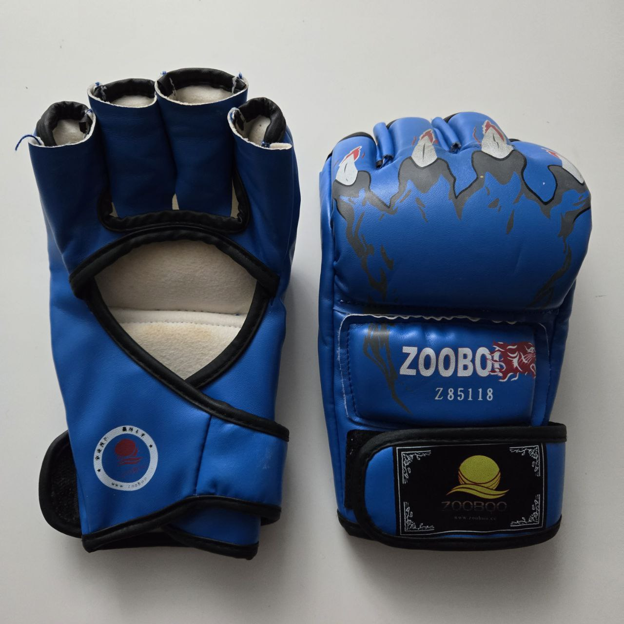 As NEW - ZooBoo Half Finger Boxing Gloves image indicator(2)