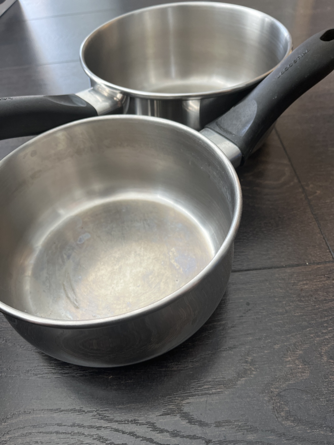 Heavy Bottomed Stainless Steel Sauce Pans - photo 2