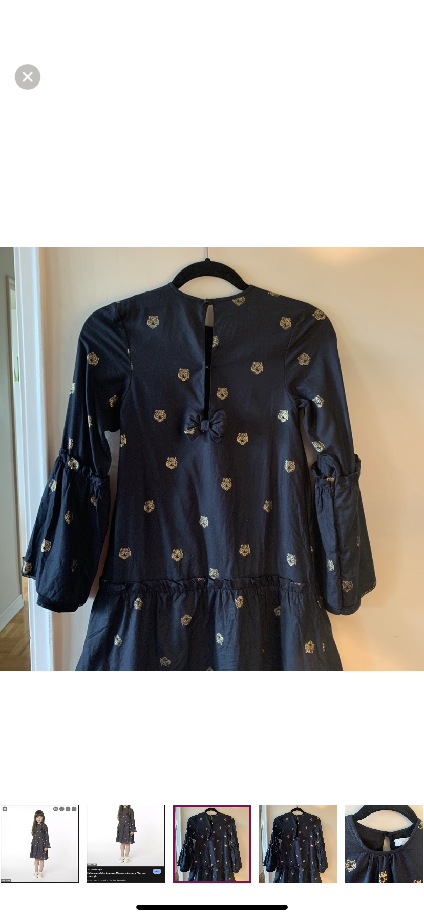 “Bleu Comme Gris PARIS” size 16 dress image indicator(2)