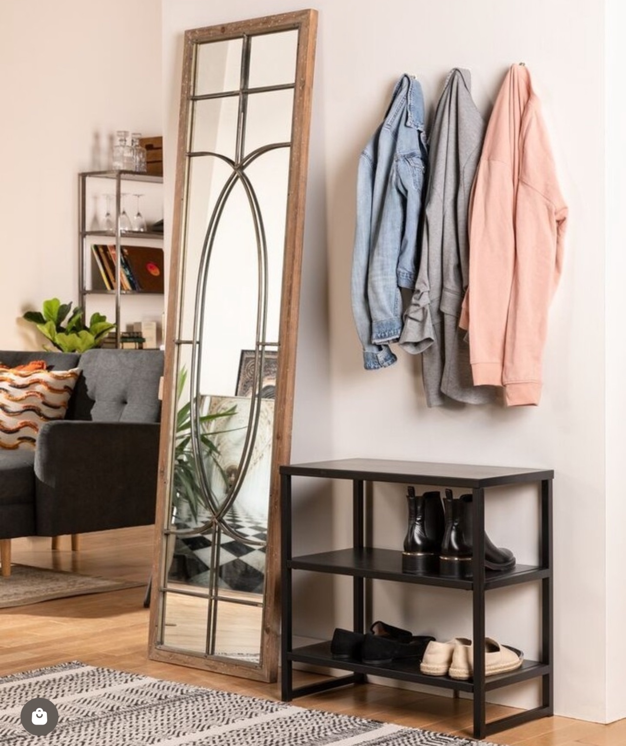 Structube Kora Iron Shoe rack - photo 4