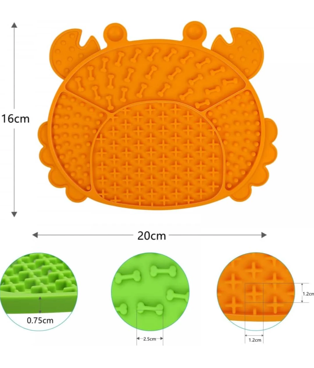 NEW!  2 Pet Licking Mat - Slow Feeder Mat image indicator(6)