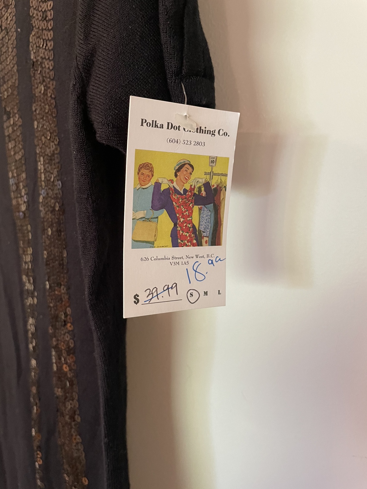 Little black dress women’s small sequin sparkly new tags - photo 3