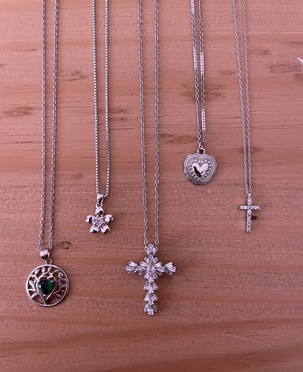 Silver Necklace Bundle