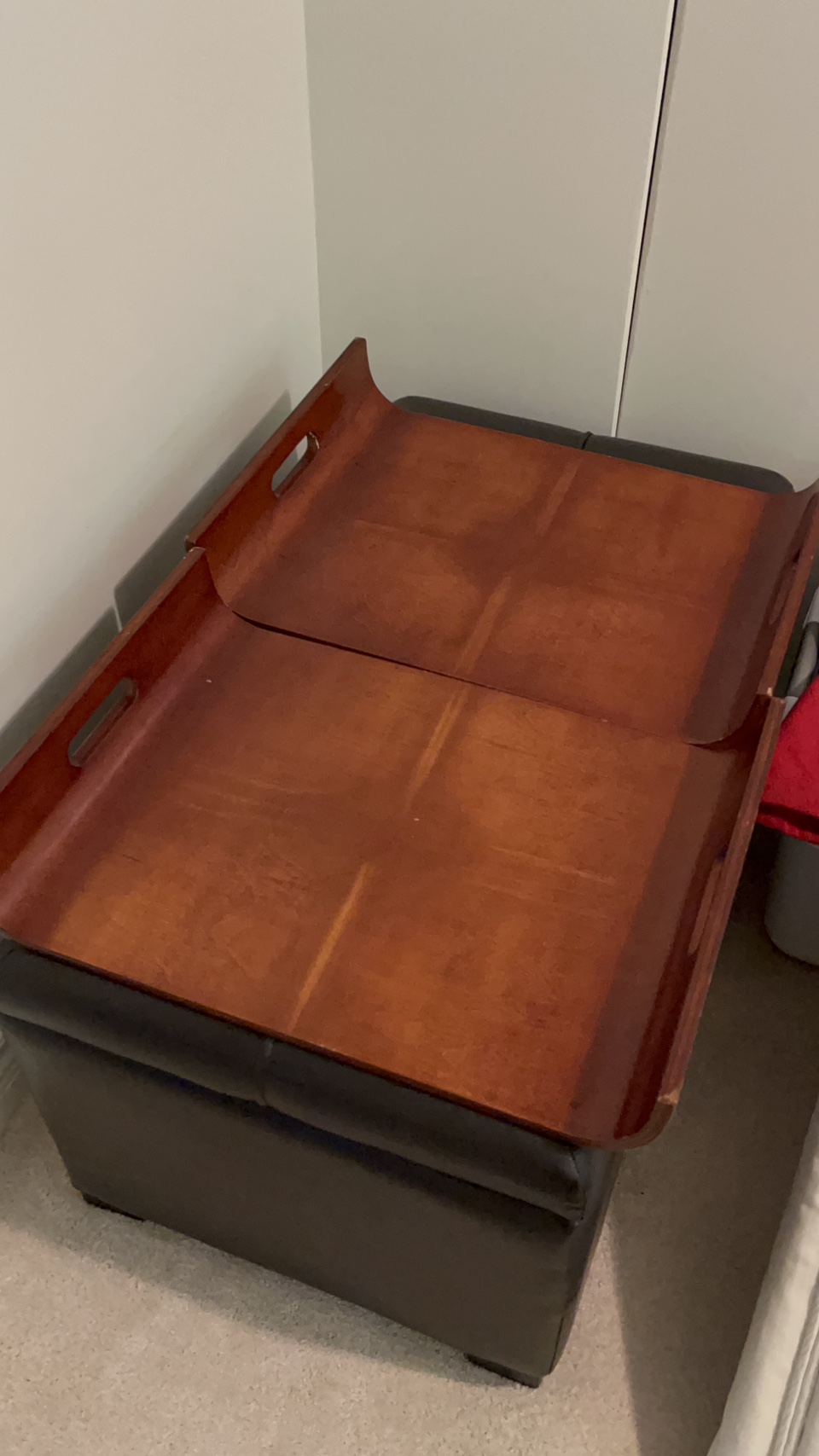 Ottoman with serving trays - photo 4