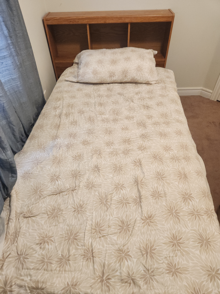 Single Bed with Shelving