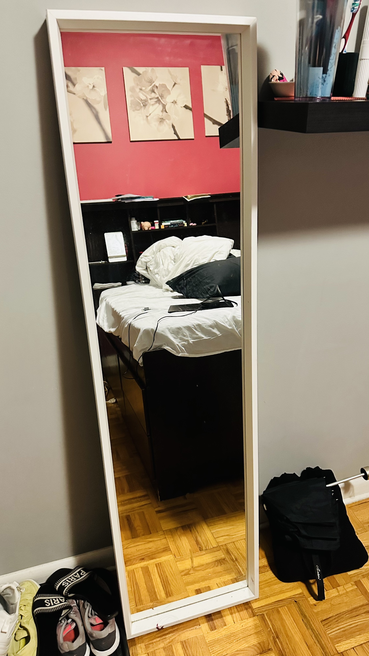 Ikea white mirror
