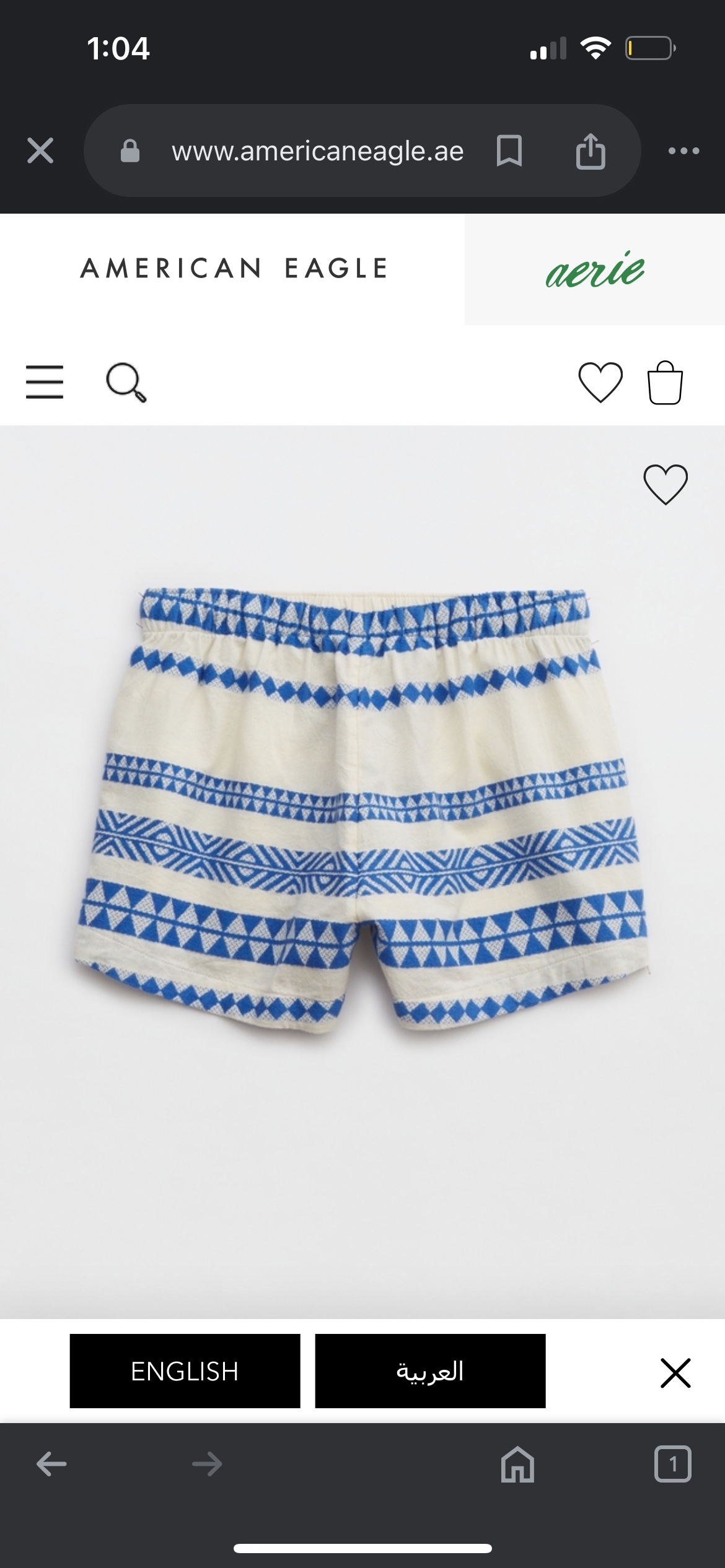 Aerie shorts and summer shirt thumbnail