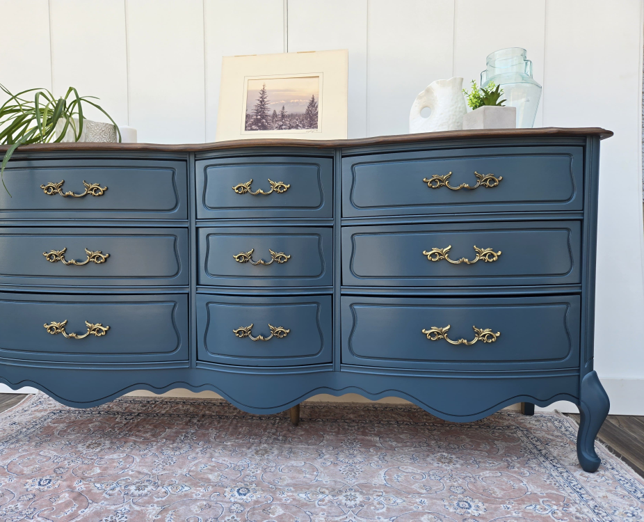 Refinished French Provincial Dresser