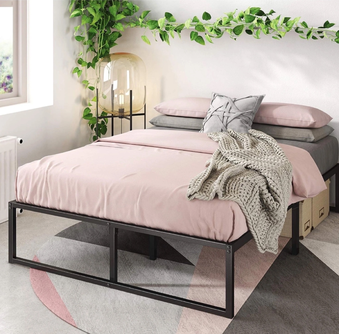 Queen bed frame 14 inch - Available July 23