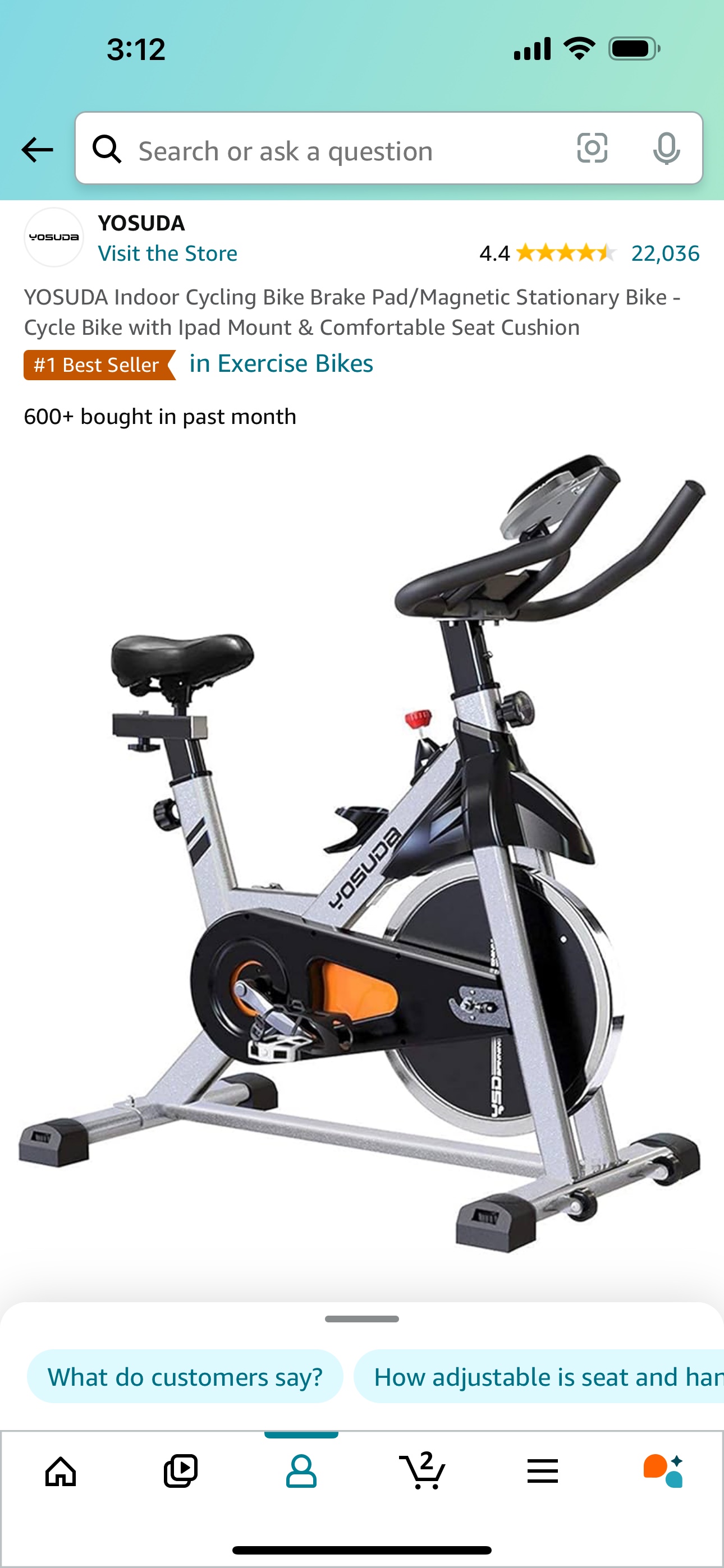 Yosuda indoor bike