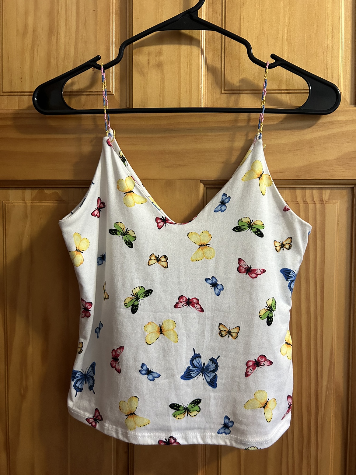 Butterfly Spaghetti Strap Top - photo 2