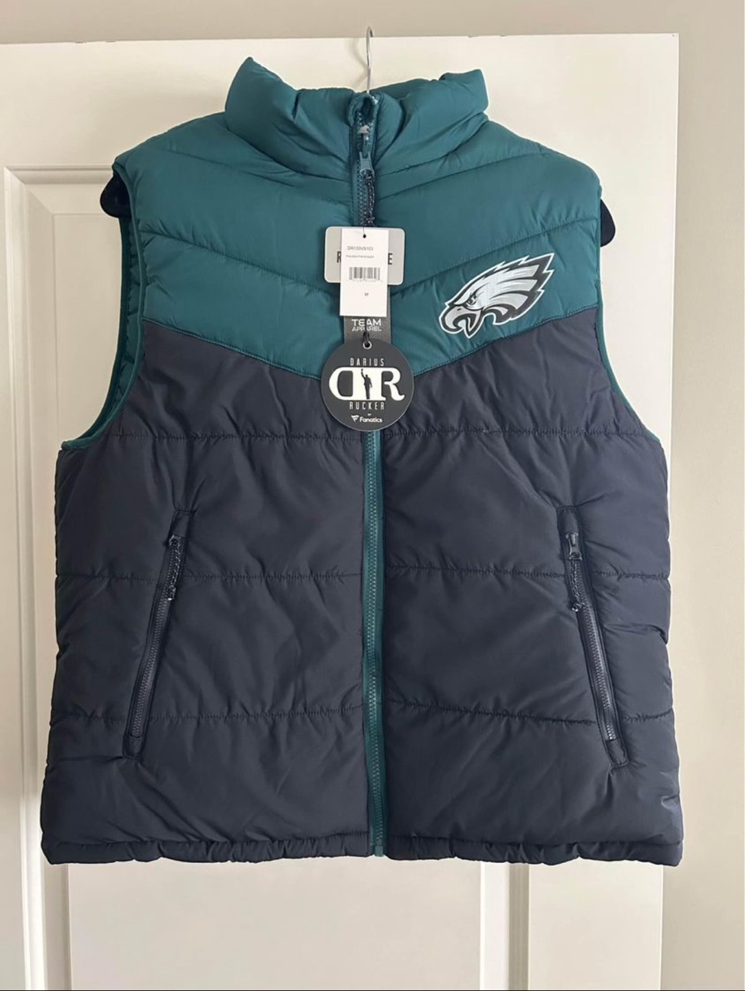 NEW Medium Reversible Philadelphia Eagles NFL Vest
