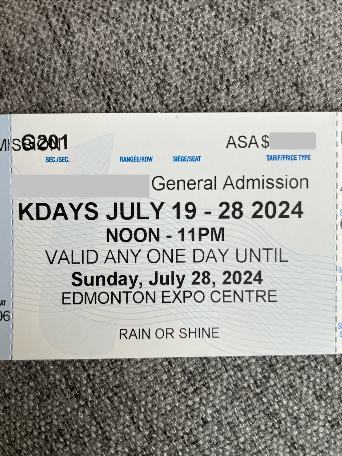 Kdays General Admission Tickets thumbnail