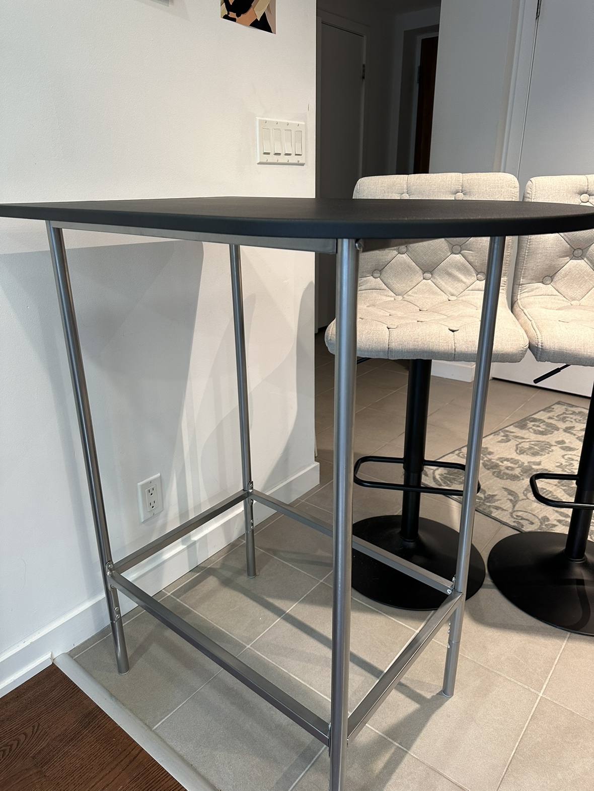 Bar Table, serves as standing work desk - photo 2