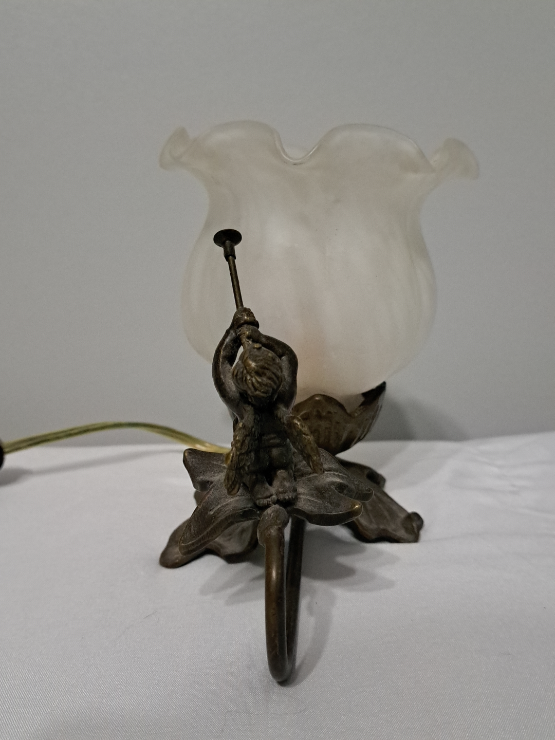 Antique Desk Lamp Brass - photo 3