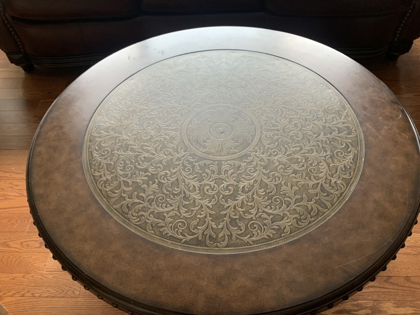 Wrought Iron Round Coffee Table - photo 4