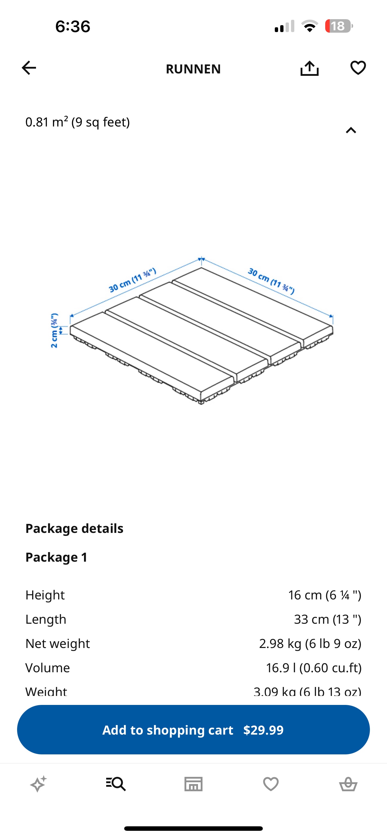 IKEA Balcony Tile - photo 3