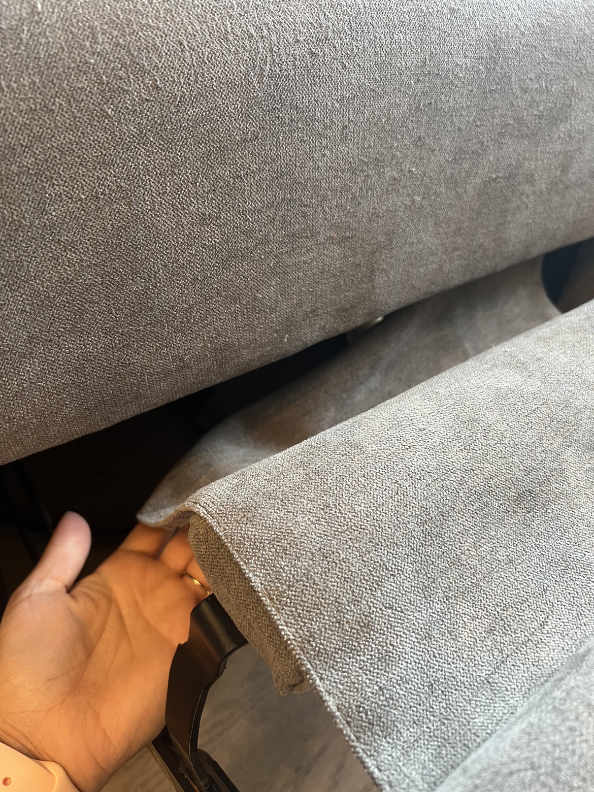 Grey Fabric Glider - photo 3