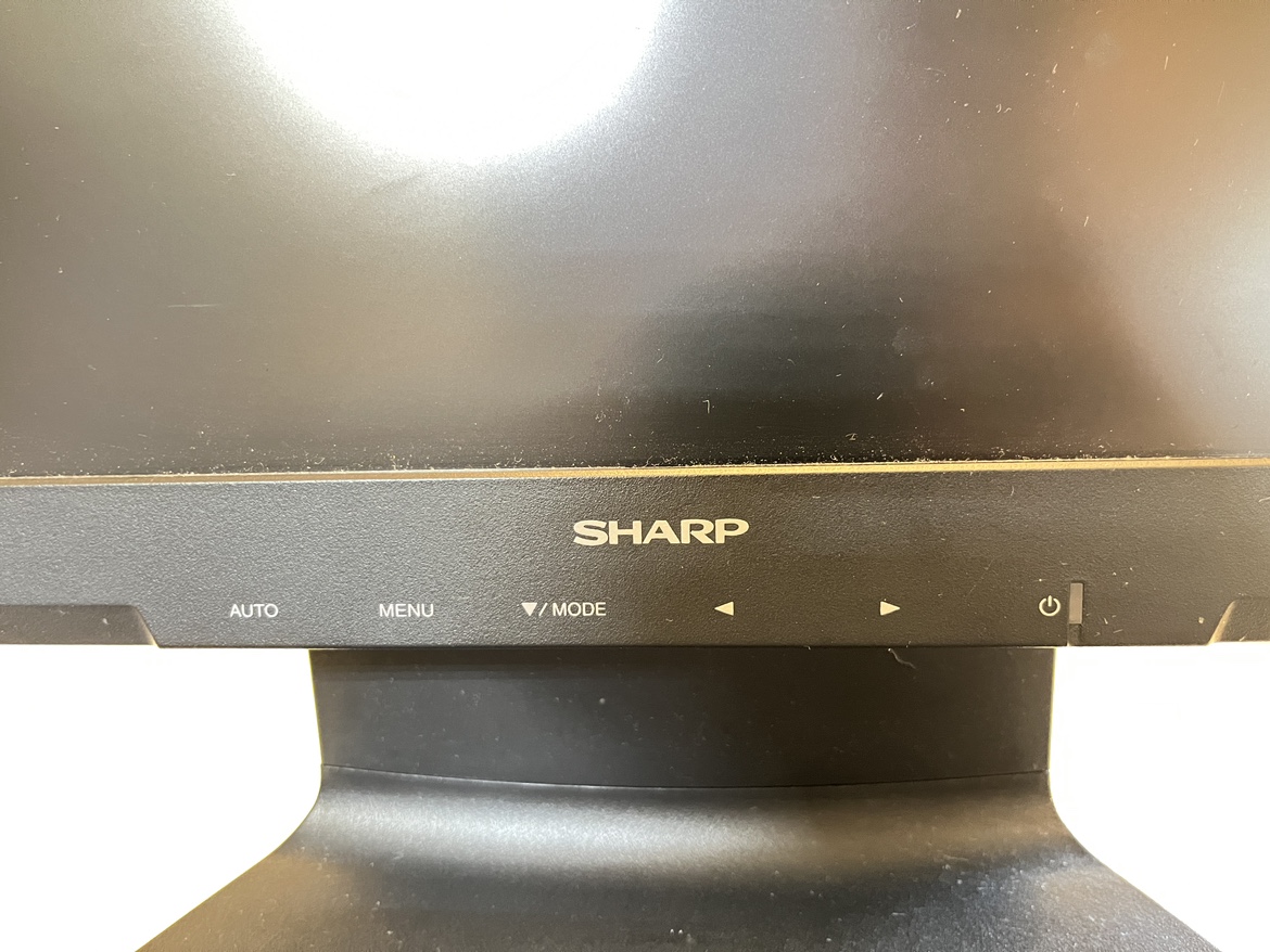 Like New Sharp 17” Computer Monitor - comes with power cord image indicator(4)