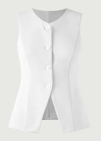 OGL Longline Button-Down Waistcoat thumbnail