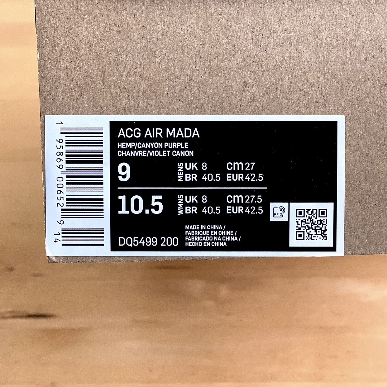 New Nike ACG Air Mada Low size 9M image indicator(2)