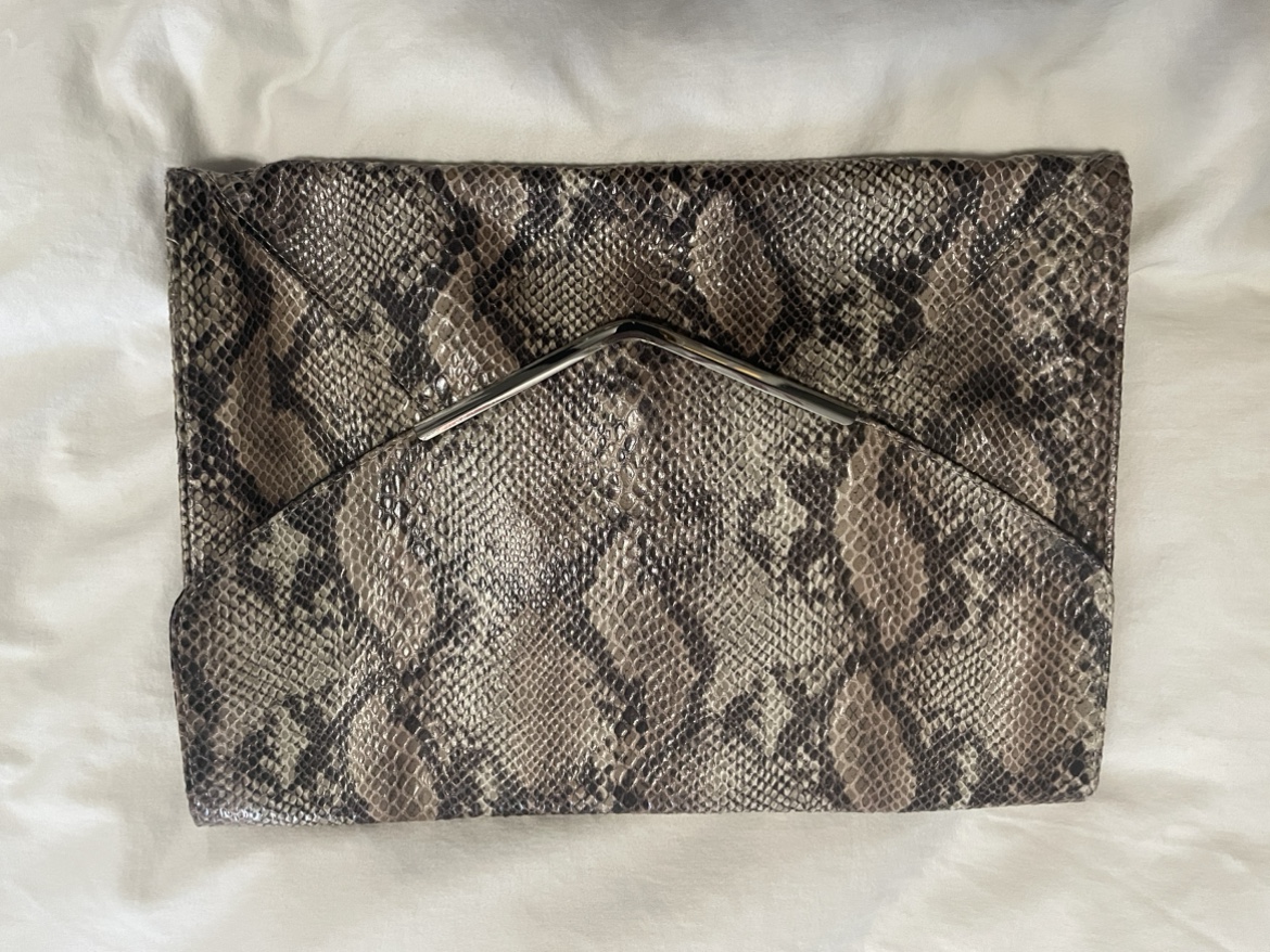 Faux snakeskin bag - photo 5