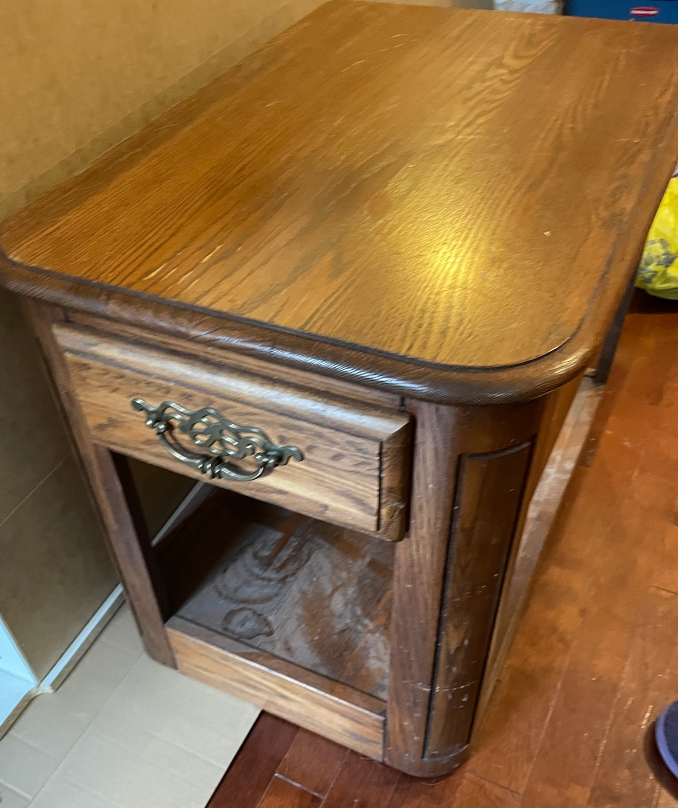 End Table - Vintage, Solid Wood thumbnail