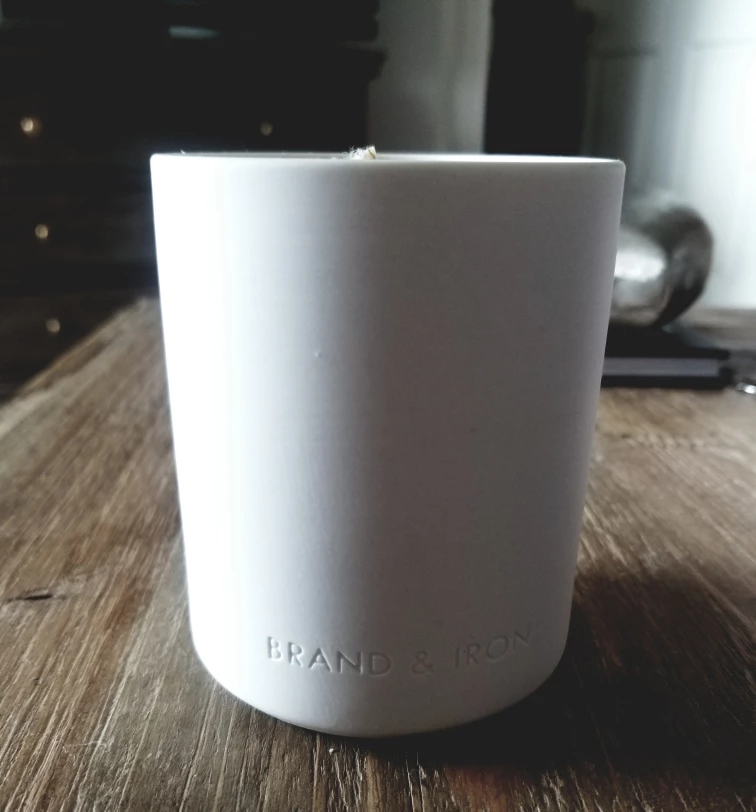 BRAND NEW! BRAND & IRON Laconic: Zephyr Soy Candle 8oz image indicator(6)