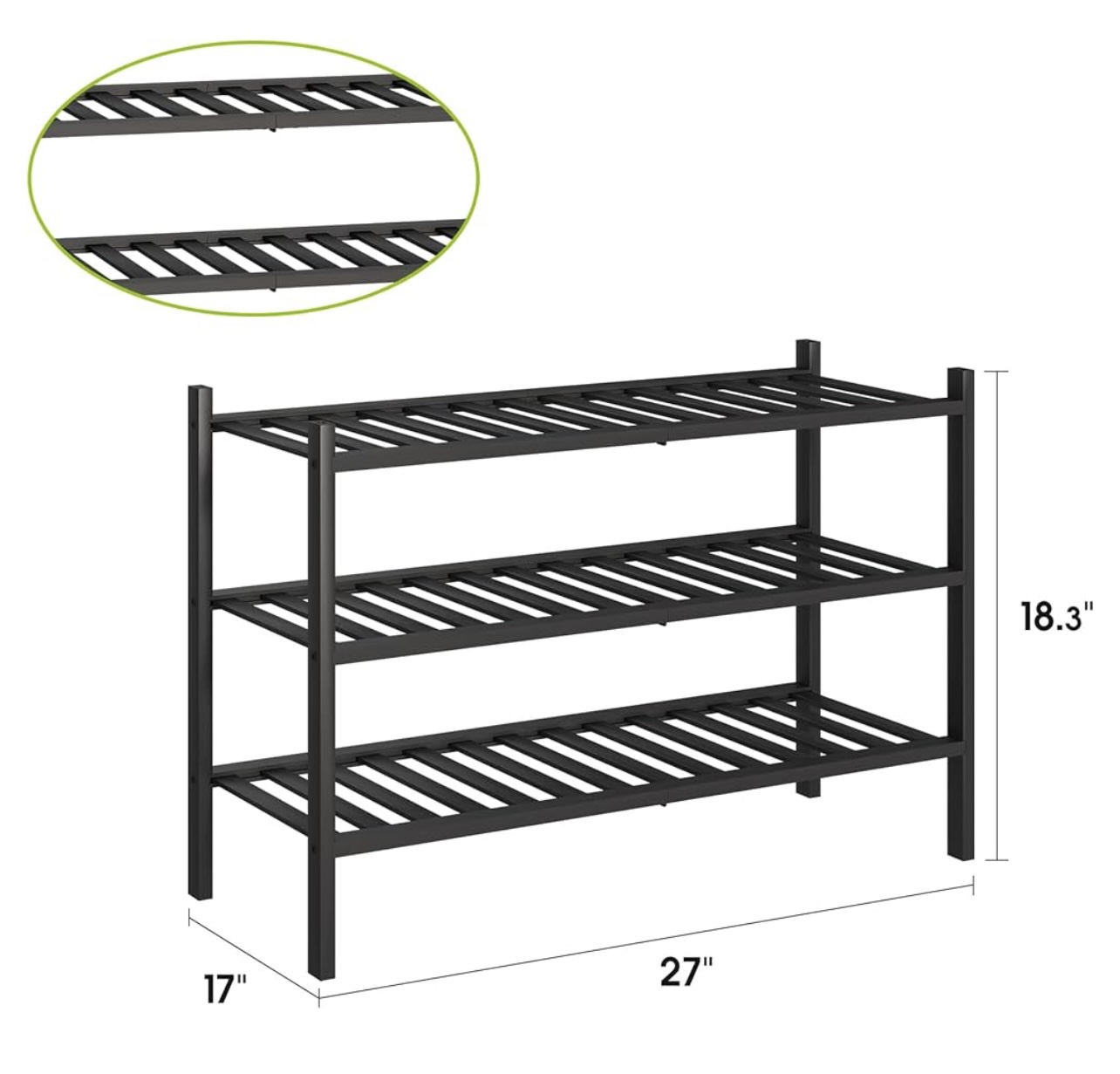 Stackable Shoe Rack - photo 2