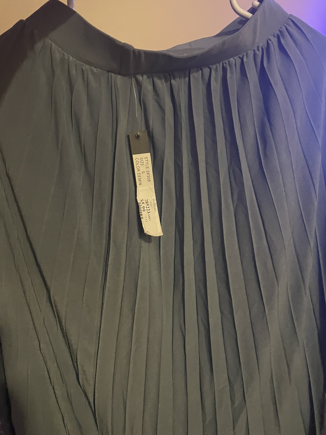 Pleated skirt